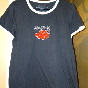 Hot Topic Black and Red Akatsuki Tee